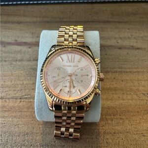 Michael Kors Rose Gold Chronograph Watch